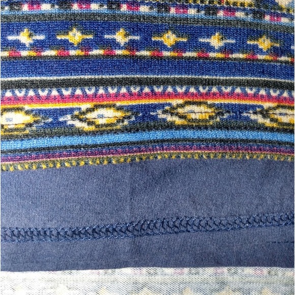 Miss Me Boho Hippie Aztec Print Navy Mini Skirt S - Picture 5 of 6